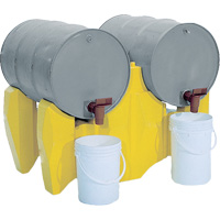 Support pour 2 barils &agrave; lhorizontale, 46,5" lo x 30" la x 31" ha Mukwa Safety Services