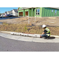 Ultra-Gutter Guard&reg;, Sediment, 96" L x 9" W Mukwa Safety Services