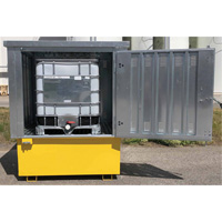 Couvercle rigide en acier Ultra-IBC, 71,1" lo x 83,1" la x 66,3" h, Capacit&eacute; de charge 5640 lb Mukwa Safety Services