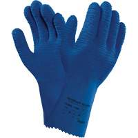 Alphatec&reg; 62-401 Gloves, Size 7, 12.6" L, Rubber Latex, Cotton Inner Lining Mukwa Safety Services