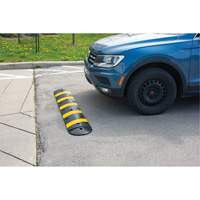 Speed Bump Kit, Rubber, 4' L x 11" W x 2" H Mukwa Safety Services