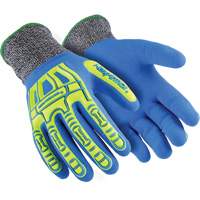 Gants r&eacute;sistants aux coupures Rig Lizard Fluid 7102, Taille 5/2T-petit, Calibre 13, Rev&ecirc;tement Nitrile, Enveloppe en Fibre de verre/PEHP, ASTM ANSI niveau A4 Mukwa Safety Services