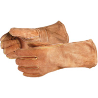 Endura&reg; 505BS Deluxe Brown Welding Gloves, Split Cowhide, Size Large Mukwa Safety Services