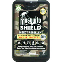 Insectifuge de format poche Mosquito Shield, DEET &agrave; 30 %, Vaporisateur, 40 ml Mukwa Safety Services