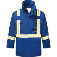 Westex&reg; DH Antistatic 6.5 oz. Flame Resistant Insulated Parka, Small, Royal Blue Mukwa Safety Services
