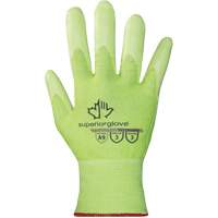 Gants haute visibilit&eacute; r&eacute;sistants &agrave; la coupe S21TXUGFN, Taille 5/2T-petit, Calibre 21, Rev&ecirc;tement Nitrile, Enveloppe en TenActiv, ASTM ANSI niveau A9 Mukwa Safety Services