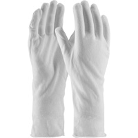 Gants d'inspection de qualit&eacute; sup&eacute;rieure CleanTeam, Coton, Poignet Non ourl&eacute;, Taille unique Mukwa Safety Services