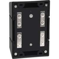 Magnetic Wall Mount Barrier with Magnetic Tape, Plastic, Magnetic Mount, 15', Black and Yellow Tape Mukwa Safety Services