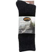 124B Thermal Socks, Unisex, One Size, Black, Wool Blend Mukwa Safety Services