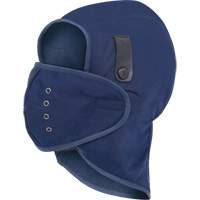566N Hardhat Liner, Fleece Lining, One Size, Navy Blue Mukwa Safety Services