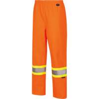 5627W Women's Waterproof Bib Pants, Polyester/Polyurethane, X-Small, High Visibility Orange Mukwa Safety Services