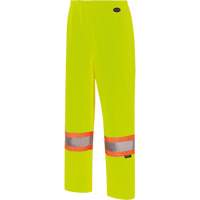 5629W Women's Waterproof Bib Pants, Polyester/Polyurethane, X-Small, High Visibility Lime-Yellow Mukwa Safety Services