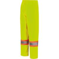 5629W Women's Waterproof Bib Pants, Polyester/Polyurethane, X-Small, High Visibility Lime-Yellow Mukwa Safety Services