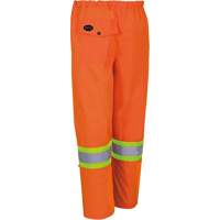 5586 450D Waterproof Safety Pants, Polyester/Polyurethane, 4X-Large, High Visibility Lime-Yellow Mukwa Safety Services