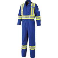 7704T Combinaison anti-arc &eacute;lectrique FR-Tech, Taille 40 (grand taille), Bleu royal, 10 cal/cm² Mukwa Safety Services