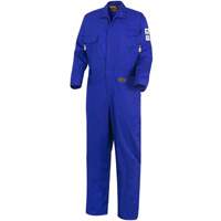7779T Combinaisons ignifuges r&eacute;sistants aux arcs &eacute;lectriques 88/12 FR-Tech, Taille 40 (grand taille), Bleu royal, 10 cal/cm² Mukwa Safety Services