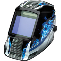 Leadhead&reg; Auto Darkening Welding Helmet, 3.8" L x 3.4" W View Area, 9 - 13 Shade Range Mukwa Safety Services