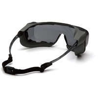 Lunettes &agrave; coques de s&eacute;curit&eacute; Cappture Plus, Lentille Gris, Antibu&eacute;e, Ventilation Ferm&eacute; Mukwa Safety Services