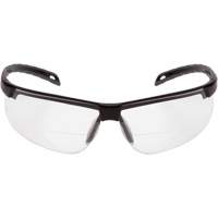 H2MAX Reader Lens with Black Frame, Anti-Fog, Clear, 2.0 Diopter Mukwa Safety Services