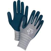 Eco-Friendly Lightweight Coated Gloves, 8, Foam Nitrile Coating, 15 Gauge, Polyester/RPET Shell Mukwa Safety Services