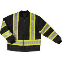Manteau de s&eacute;curit&eacute; 4-en-1 en tissu ind&eacute;chirable, Polyester, Noir, T-petit Mukwa Safety Services