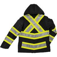 Manteau de s&eacute;curit&eacute; isolant et extensible pour femmes, Polyester, Noir, T-petit Mukwa Safety Services