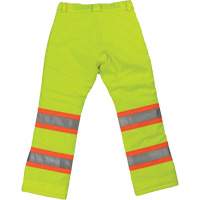 Pantalon de s&eacute;curit&eacute; isolant et extensible pour femmes, Polyester, T-petit, Jaune lime haute visibilit&eacute; Mukwa Safety Services