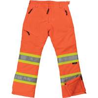 Pantalon de s&eacute;curit&eacute; isolant et extensible pour femmes, Polyester, T-petit, Orange haute visibilit&eacute; Mukwa Safety Services