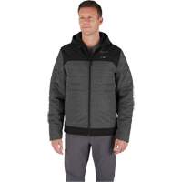 M12 Heated Quietshell Jacket with Battery, Men's, Small, Grey Mukwa Safety Services