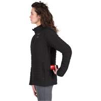 M12 Heated Axis Jacket with Battery, Women's, Large, Black Mukwa Safety Services