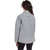 M12 Heated Axis Jacket with Battery, Women's, Small, Grey Mukwa Safety Services