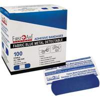 Bandages, Rectangular/Square, 3", Fabric Metal Detectable, Sterile Mukwa Safety Services