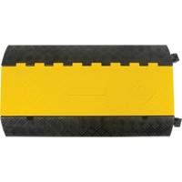 Polyurethane Cable Protector, 3 Channels, 35.43" L x 19.69" W x 3" H Mukwa Safety Services
