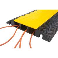 Polyurethane Cable Protector, 5 Channels, 35.43" L x 19.69" W x 2" H Mukwa Safety Services