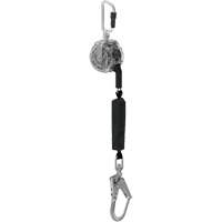 C&acirc;ble de limiteur de chute personnel 36CLS V-TEC, 10', Acier galvanis&eacute;, Pivotant Mukwa Safety Services