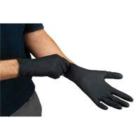 Heavyweight Tactile Grip Examination Gloves, 2X-Large, Nitrile, 8-mil, Powder-Free, Black, Class 2 Mukwa Safety Services