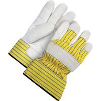 Gants d'ajusteur doubl&eacute;s avec poignet de s&eacute;curit&eacute;, 2T-Grand, Paume en Cuir fleur de vache, Doublure en Peluche d'acrylique Mukwa Safety Services