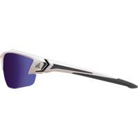 Khor G2 Safety Glasses, Blue Mirror Lens, Anti-Scratch/Polarized, ANSI Z87+/MCEPS GL-PD 10-12/Meets/Exceeds CSA Z94.3 Mukwa Safety Services