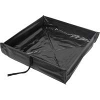 Collapsible Roll-Up Spill Berm, 60 US gal. Capacity, 4' W x 4' L x 6" H Mukwa Safety Services