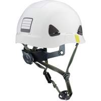 Casque de s&eacute;curit&eacute; d'escalade Fibre Metal, R&eacute;pond aux normes CSA type 2, Suspension Rochet, Non ventil&eacute; Mukwa Safety Services