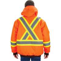 Parka d'hiver imperm&eacute;able 7-en-1, Orange haute visibilit&eacute;, Moyen Mukwa Safety Services