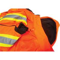 Parka d'hiver imperm&eacute;able 7-en-1, Orange haute visibilit&eacute;, Moyen Mukwa Safety Services