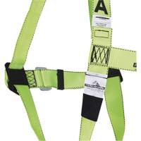 FBH-10022A Compliance Series Safety Harness, CSA Certified, Class A, 400 lbs. Cap. Mukwa Safety Services