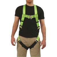 FBH-10000L Contractor Series Safety Harness, CSA Certified, Class AL, 400 lbs. Cap. Mukwa Safety Services