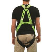 FBH-10000L Contractor Series Safety Harness, CSA Certified, Class AL, 400 lbs. Cap. Mukwa Safety Services