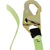 SA-54000-6 Shock Absorbing Lanyard, 6', Snap Hook Center, Snap Hook Leg Ends, Polyester Mukwa Safety Services