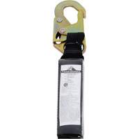 SA-54022-4 Shock Absorbing Lanyard, 4', Form Hook Center, Snap Hook Leg Ends, Polyester Mukwa Safety Services