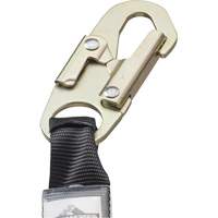 SA-55522-4 PVC-Coated Shock Absorbing Lanyard, 4', Form Hook Center, Snap Hook Leg Ends, Galvanized Steel Mukwa Safety Services