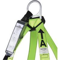 FBH-10000A6440-4 4' Class A Harness & Lanyard with 350 lbs. Capacity, Harness/Lanyard Combo Mukwa Safety Services