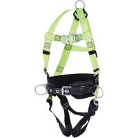 FBH10000L1020-S  Contractor Series Safety Harness with Positioning Belt, CSA Certified, Class ALP, Small Mukwa Safety Services